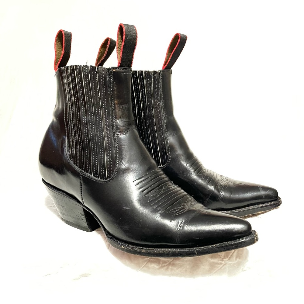 Vintage Cowboy Ankle Boots Very Good Condition